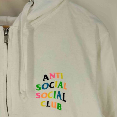 アンチソーシャルソーシャルクラブ ANTI SOCIAL SOCIAL CLUB 両面プリント カラフルロゴ ジップアップパーカー メンズ import:S